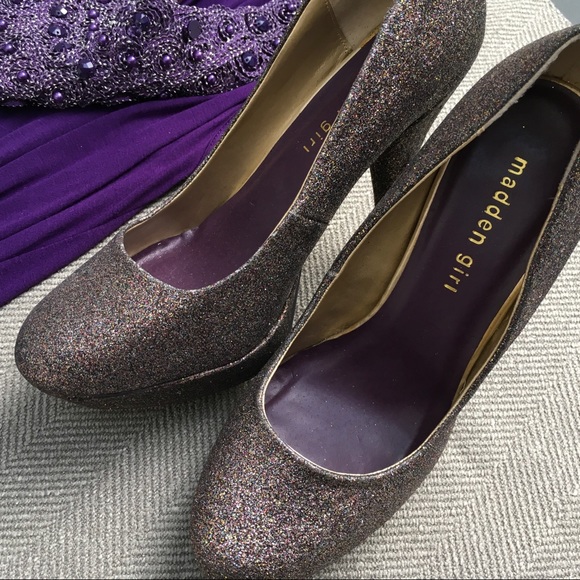Madden Girl sparkly platform pumps - Picture 2 of 8